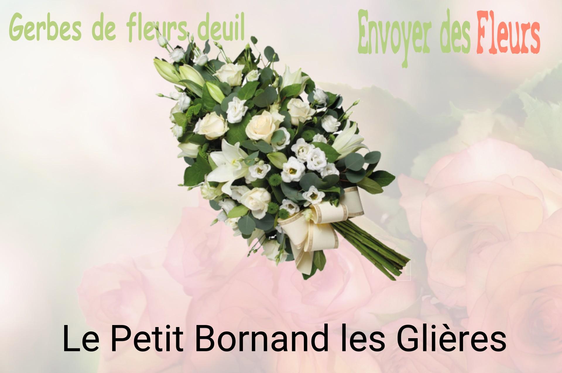 Gerbe de fleurs de deuil livrée à Le Petit-Bornand-les-Glières